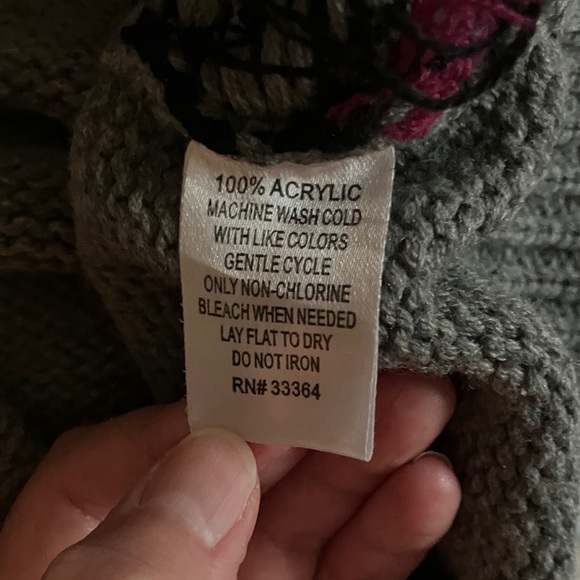 Energie Authentic Gray Sweater Dress Size Medium - Picture 7 of 7